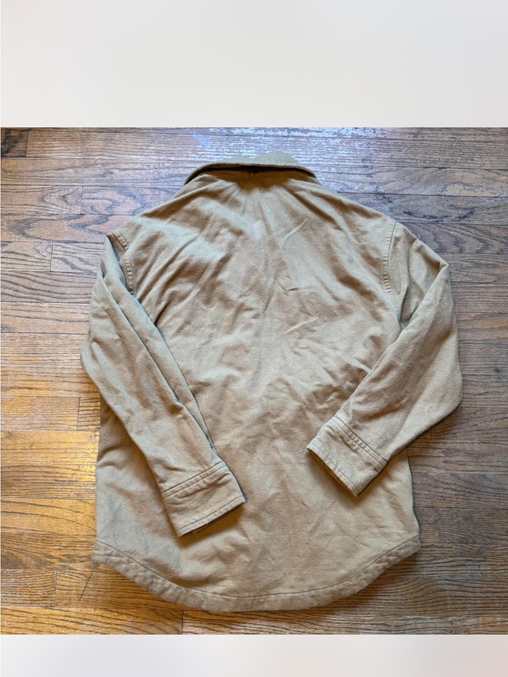 Patagonia Women's Heavyweight Fjord Flannel Overshirt Nest Brown M EUC - Picture 4 of 6